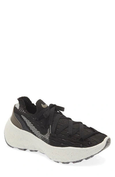 Nike Women's Space Hippie 04 Casual Sneakers From Finish Line In Black/light Smoke Grey/black/dark Smoke Grey