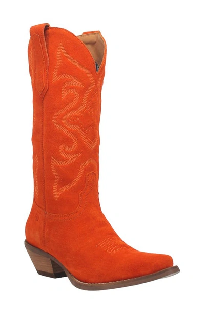 Dingo Out West Cowboy Boot In Orange