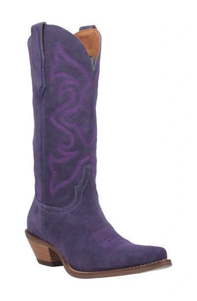 Dingo Out West Cowboy Boot In Plum