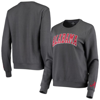 Colosseum Charcoal Alabama Crimson Tide Campanile Pullover Sweatshirt