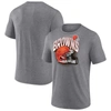 Fanatics Branded Heathered Gray Cleveland Browns End Around Tri-blend T-shirt In Heather Gray