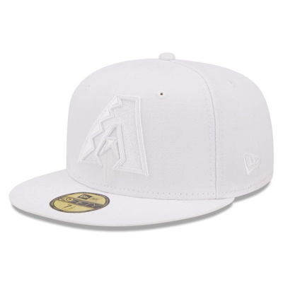 New Era Arizona Diamondbacks White On White 59fifty Fitted Hat