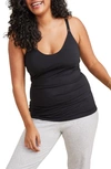 Hatch Women's The 24/7 Maternity Nursing Tank Top In Black