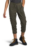 The North Face Aphrodite 2.0 Motion Water Repellent Pants In New Taupe Green
