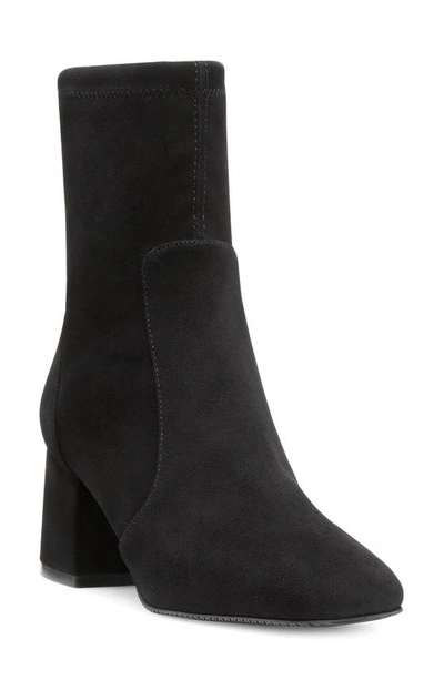 Stuart Weitzman Sleek 60 Sock Bootie In Black