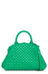 Bottega Veneta Mini Handle Leather Top Handle Bag In Parakeet-gold