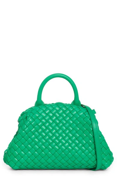 BOTTEGA VENETA BOTTEGA VENETA MINI INTRECCIATO LEATHER TOP HANDLE BAG