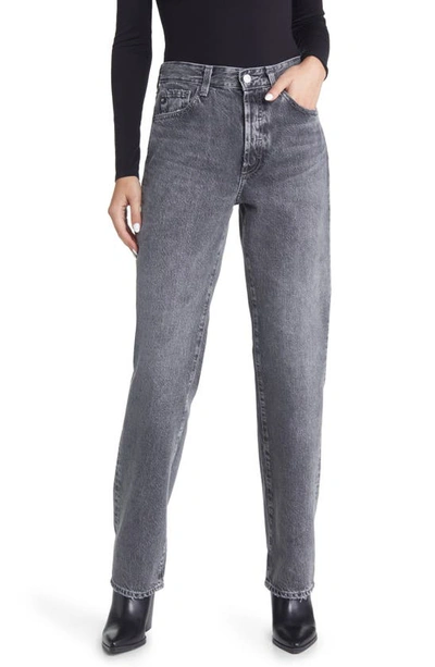 Ag Alexxis Vinte High-rise Straight Leg Jeans In Distortion