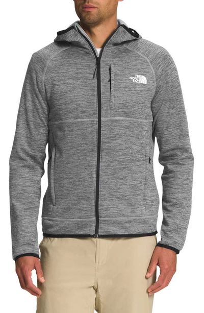 The North Face Canyonlands Hooded Jacket In Tnf Medium Grey Heather