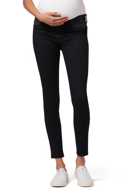 Joe's The Icon Ankle Skinny Maternity Jeans In Black