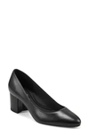 Easy Spirit Women's Cosma Slip-on Block Heel Dress Pumps Women's Shoes In Black