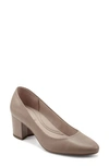 Easy Spirit Women's Cosma Slip-on Block Heel Dress Pumps Women's Shoes In Tan/beige