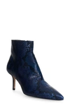 L Agence Aimee Pointed Toe Bootie In Midnight