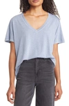 Marine Layer Boyfriend V-neck T-shirt In Coronet Blue