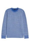 Vince Thermal Long Sleeve T-shirt In H Majorelle Blue/ Maj
