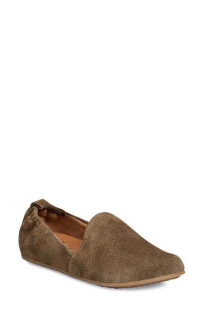 Brn Margarite Loafer In Taupe Suede