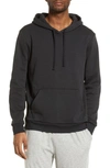Ugg Dax Stretch Fleece Hoodie In Black