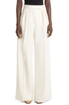 MAX MARA CATULLO HIGH WAIST WIDE LEG WOOL JERSEY TROUSERS