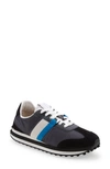 Ferragamo Logo Low-upper Sports Shoes In Black