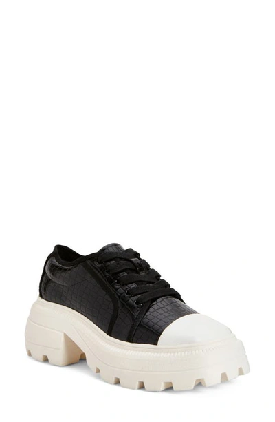 Katy Perry Women's The Geli Solid Lace-up Lug Sole Sneakers In Black