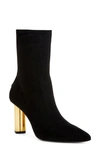 Katy Perry Dellilah Womens Pointed Toe Dressy Booties In Black