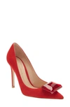 Gianvito Rossi Jaipur 105 Embellished Suede Pumps In Red