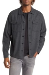 Rails Kerouac Classic Fit Check Cotton Twill Button-up Shirt In Charcoal Black Houndstooth