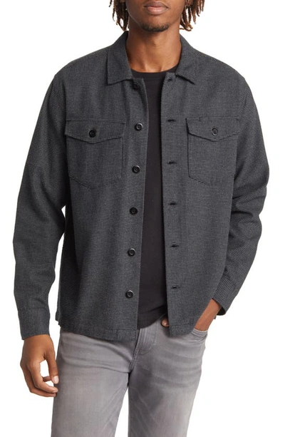 Rails Kerouac Classic Fit Check Cotton Twill Button-up Shirt In Charcoal