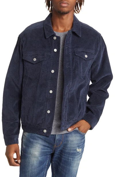 Rails Dante Cotton Stretch Corduroy Trucker Jacket In India Ink