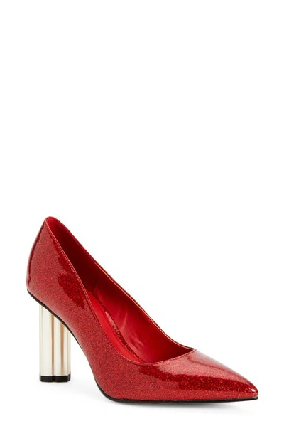 Katy Perry Women's The Dellilah High Architectural Heel Pumps Women's Shoes In Red