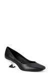 Katy Perry The Laterr Pump Womens Textured Faux Leather Pumps In Black