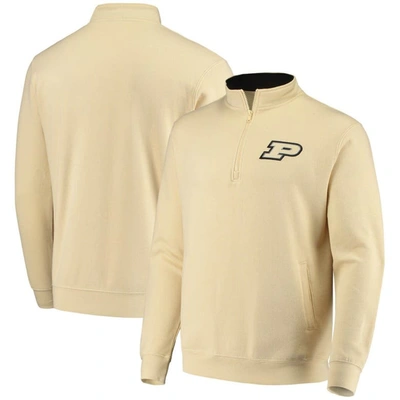 Colosseum Men's Gold-tone Purdue Boilermakers Tortugas Logo Quarter-zip Jacket