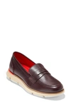 Cole Haan 4.zerogrand Penny Loafer In Pinot/ Oat