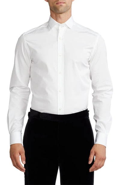 Ralph Lauren Cotton Poplin Button-up Shirt In White
