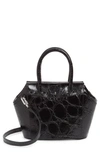 Gu-de Bari Leather Top Handle Bag In Black