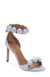 Alaïa Bombe Studded Patent Leather Sandals In Parme Clair
