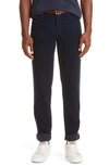 Brunello Cucinelli Fine Wale Cotton Corduroy Pants In Navy