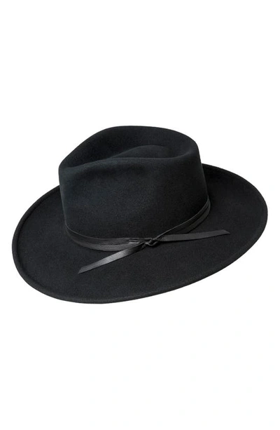 Bailey Colvin Wool Fedora In Black