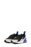 Nike Air Max 270 Big Kids' Shoes In Black,game Royal,light Bone,white