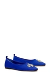 Tory Burch Eleanor Ballet In Marine Amore