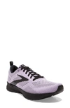 Brooks Revel 5 Hybrid Running Shoe In Lilac/ Ebony/ Black