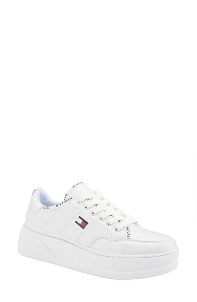 Tommy Hilfiger Grazie Platform Sneaker In White 141
