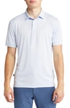 Mizzen + Main Versa Solid Performance Golf Polo In Light Blue Solid
