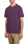 Vince Solid T-shirt In Purple