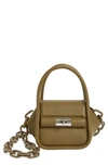 Gu-de Love Leather Bag In Army