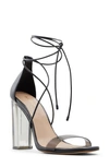 Aldo Onardonia Ankle-tie Dress Sandals Women's Shoes In Black