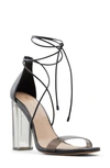 Aldo Women's Onardonia Strappy Lace-up Block-heel Dress Sandal In Black
