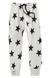 Nununu Kids' Star Baggy Pants In Ice Grey