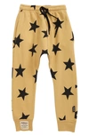 Nununu Kids' Star Baggy Pants In Mocha