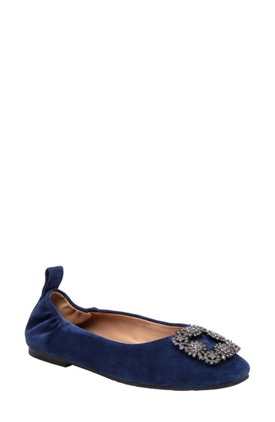 Linea Paolo Mina Flat In Navy